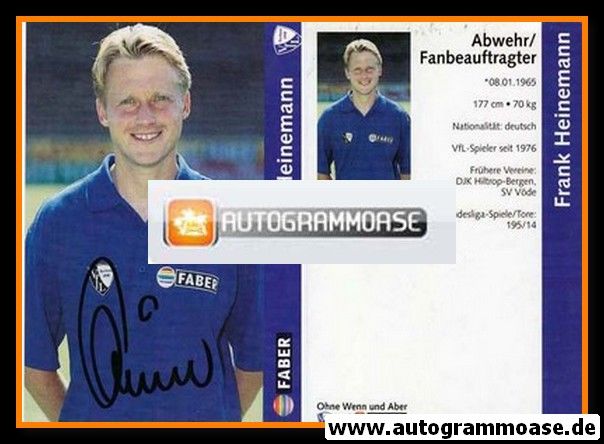 Autogramm Fussball | VfL Bochum | 1997 | Frank HEINEMANN
