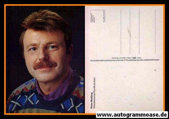 Autogramm TV | WDR | Peter NIESSING  | 1990er (Portrait Color)