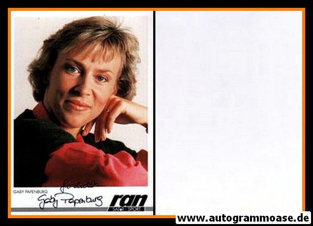 Autogramm TV | SAT1 | Gaby PAPENBURG | 1990er "Ran" 2
