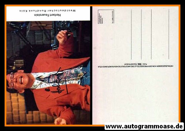 Autogramm TV | WDR | Herbert FEUERSTEIN | 1990er (Portrait Color)