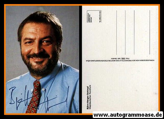 Autogramm TV | WDR | Björn-Hergen SCHIMPF | 1990er (Portrait Color) Bindrim