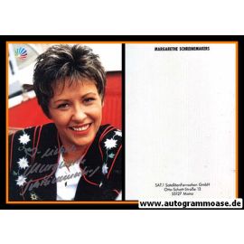 Autogramm TV | SAT1 | Margarethe SCHREINEMAKERS | 1990er (Portrait Color) 1