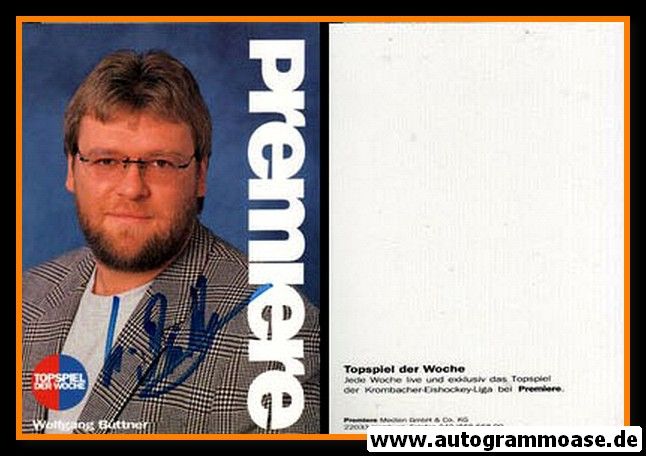 Autogramm TV | Premiere | Wolfgang BÜTTNER | 1990er "Topspiel Der Woche"