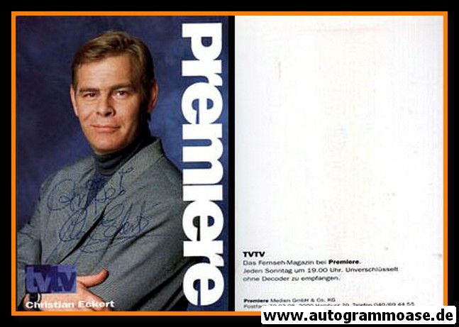 Autogramm TV | Premiere | Christian ECKERT | 1990er "TVTV"