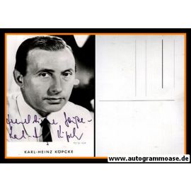 Autogramm TV | NDR | Karl-Heinz Köpcke | 1960er (Portrait SW) Tagesschau