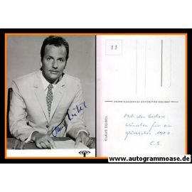 Autogramm TV | ZDF | Claus SEIBEL | 1970er (Portrait SW)