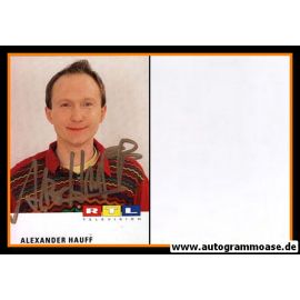 Autogramm TV | RTL | Alexander HAUFF | 1990er (Portrait Color)