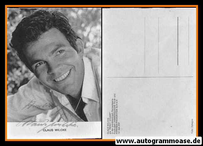 Autogramm TV | ZDF | Claus WILCKE | 1970er "Percy Stuart" (Portrait SW)