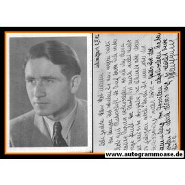 Autogramm XXX0003 | 1972 (Portrait SW + Brief)