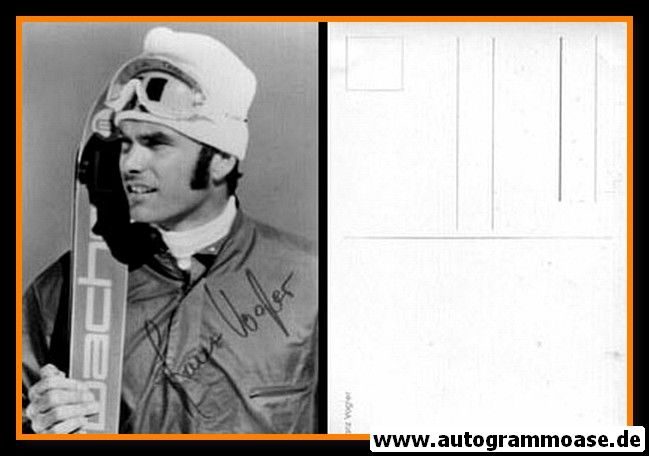 Autogramm Ski Alpin | Franz VOGLER | 1970er (Portrait SW)