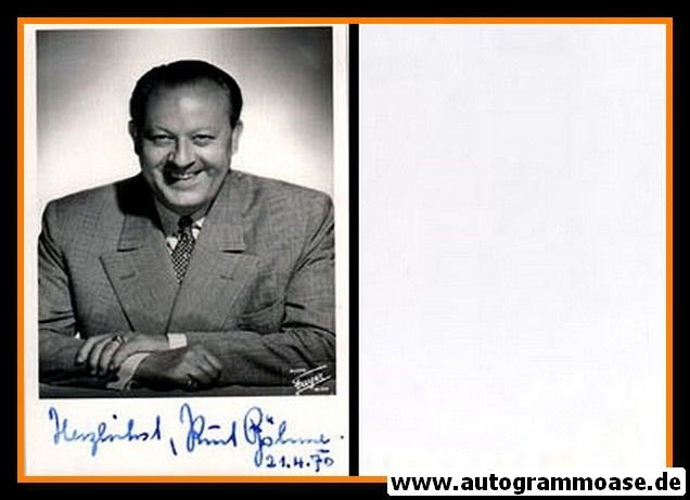 Autogramm Klassik | Kurt BÖHME | 1970er (Portrait SW)