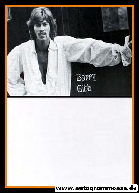 AK Pop (UK) | Barry GIBBS | 1970er (Portrait SW)