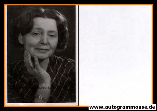 Autograph Literatur | Ann Tizia LEITICH | 1970er (Portrait SW)
