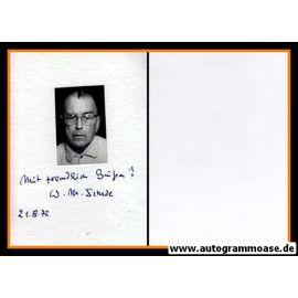 Autograph Literatur | Wolfgang Martin SCHEDE | 1970er (Portrait SW)