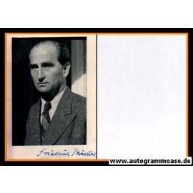 Autogramm Literatur | Friedrich MÄRKER | 1970er (Portrait SW)