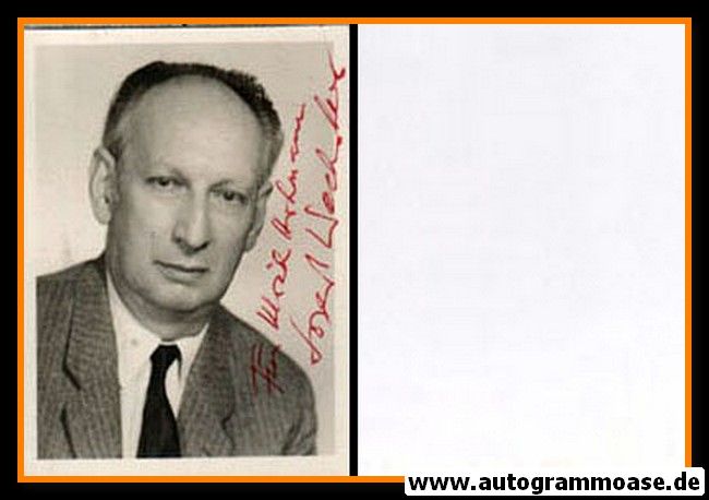Autogramm XXX0009 | Josef WECHSLER (?) | 1970er (Portrait SW Wien)