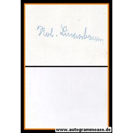 Autograph Literatur | Robert LINDENBAUM + Brief Ehefrau