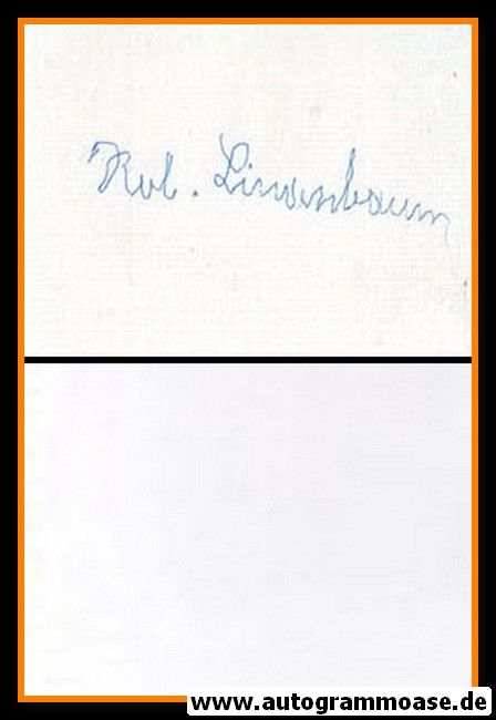 Autograph Literatur | Robert LINDENBAUM + Brief Ehefrau
