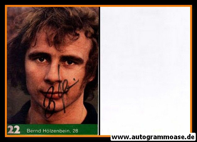 Autogramm Fussball | Eintracht Frankfurt | 1970er | Bernd HÖLZENBEIN (Portrait Color)