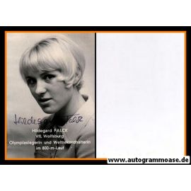 Autogramm Mittelstrecke | Hildegard FALCK | 1970er (Portrait SW)
