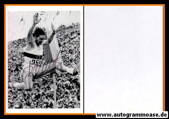 Autogramm Weitsprung | Hans BAUMGARTNER | 1970er (Sprung SW)