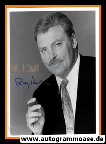 Autogramm Film (USA) | Stacy KEACH | 1990er Foto (Portrait SW XL) 1