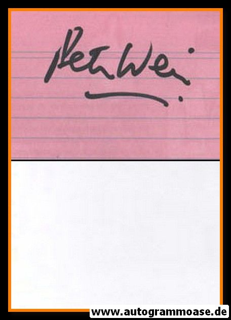 Autograph Film (Australien) | Peter WEIR (1)