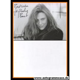 Autogramm Film (UK) | Jacqueline BISSET | 1980er Foto (Portrait SW)