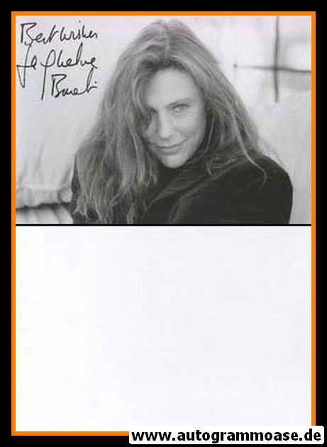 Autogramm Film (UK) | Jacqueline BISSET | 1980er Foto (Portrait SW)