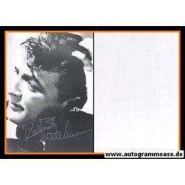 Autogramm Film (USA) | Robert MITCHUM | 1960er Foto (Portrait SW)