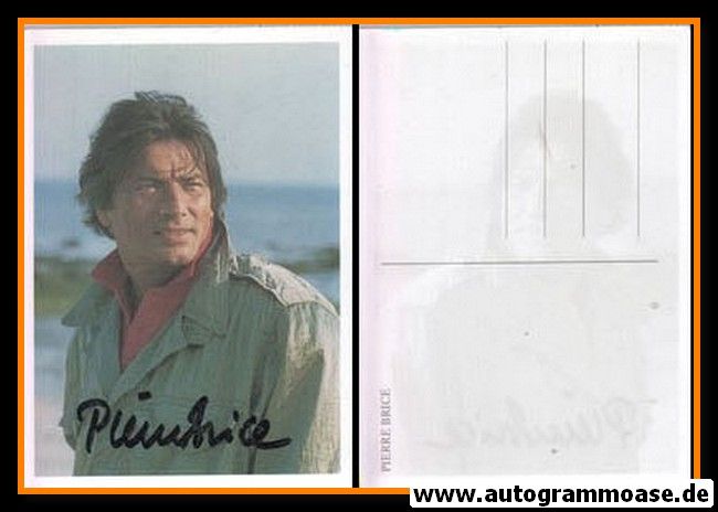 Autogramm Film (FR) | Pierre BRICE | 1980er (Portrait Color)