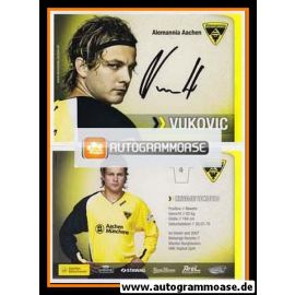 Autogramm Fussball | Alemannia Aachen | 2007 | Hrvoje VUKOVIC
