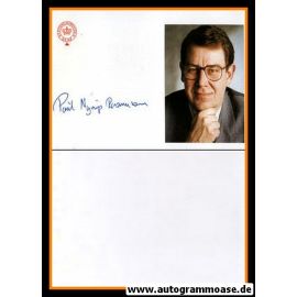 Autogramm Politik | Dänemark | Poul Nyrup RASMUSSEN | Präsident 1993-2001 | 1990er (Portrait Color)