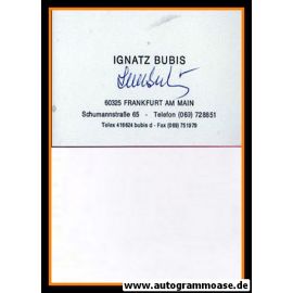 Autograph Politik | Ignatz BUBIS