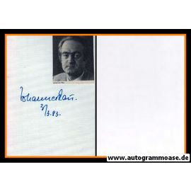 Autograph Politik | SPD | Johannes RAU