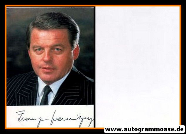 Autogramm Politik | Österreich (SPÖ) | Franz VRANITZKY | Bundeskanzler 1986-1997 | 1990er (Portrait Color) 1