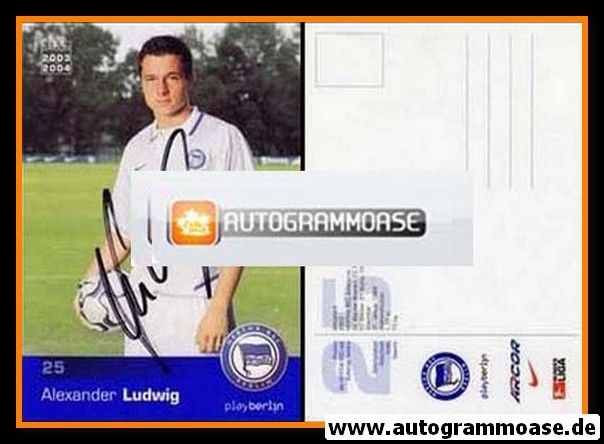 Autogramm Fussball | Hertha BSC Berlin | 2003 | Alexander LUDWIG