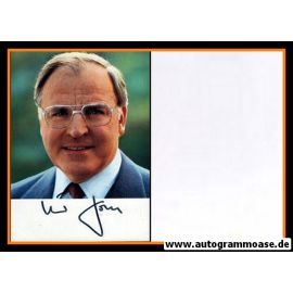 Autogramm Politik | CDU | Helmut KOHL | 1980er (Portrait Color) 2