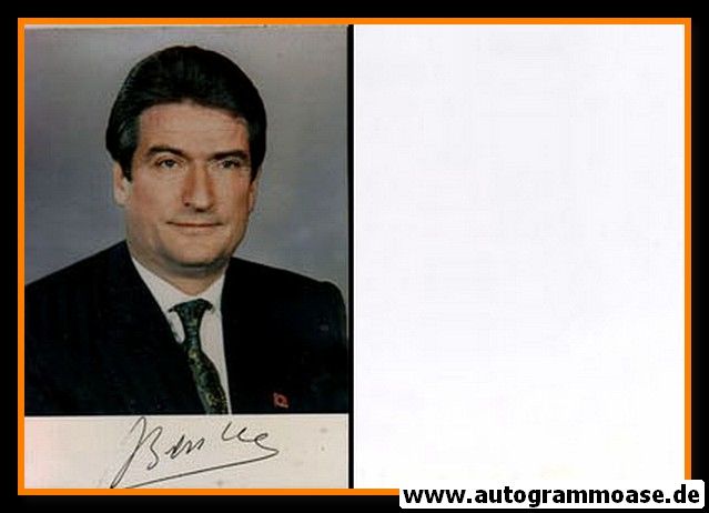 Autogramm Politik | Albanien | Bamir TOPI | Präsident 2007-2012 | 2000er Foto (Portrait Color)