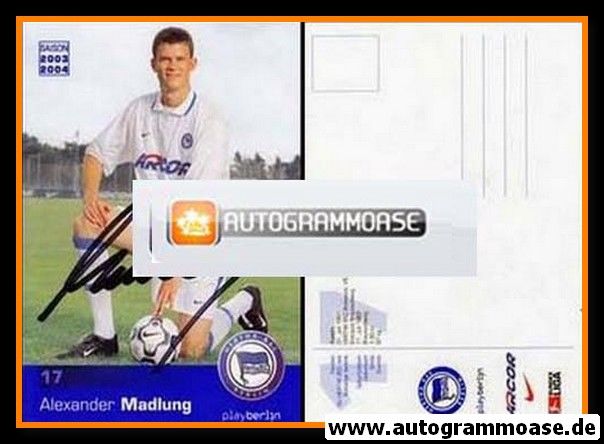 Autogramm Fussball | Hertha BSC Berlin | 2003 | Alexander MADLUNG