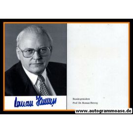 Autogramm Politik | CDU | Roman HERZOG | 1980er (Portrait SW)