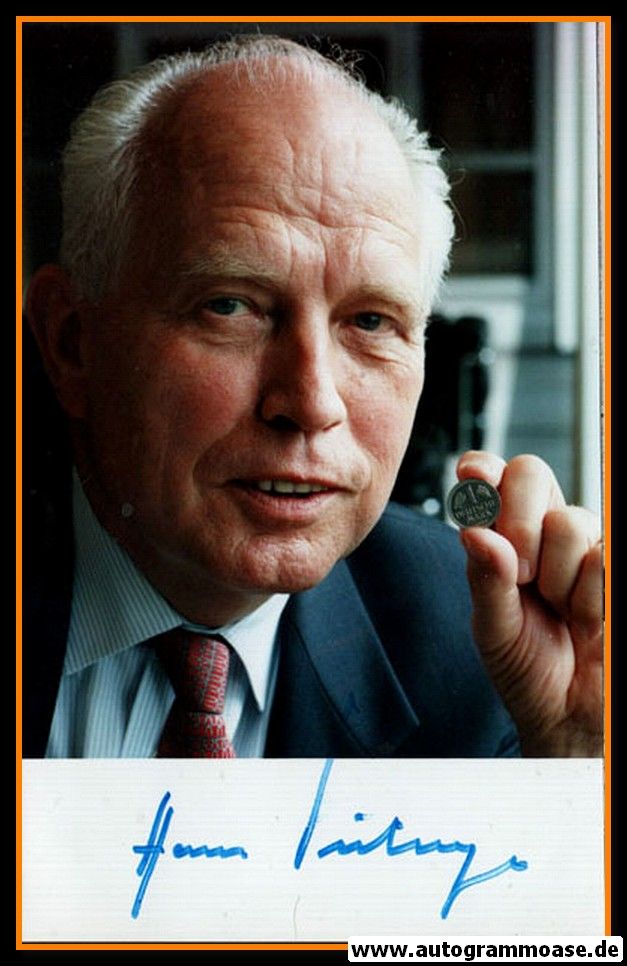 Autogramm Wirtschaft | Hans TIETMEYER | 1990er (Portrait Color)