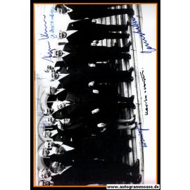 Autogramme Politik | KABINETT KIESINGER I | 1960er Foto + 6 AG