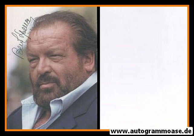 Autogramm Film (Italien) | Bud SPENCER | 1990er Foto (Portrait Color)