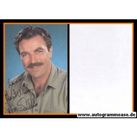 Autogramm Film (USA) | Tom SELLECK | 1980er (Portrait Color)