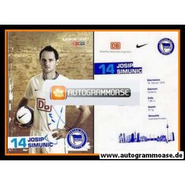 Autogramm Fussball | Hertha BSC Berlin | 2006 | Josip SIMUNIC