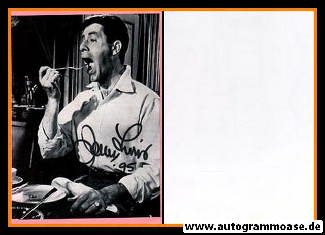 Autogramm Film (USA) | Jerry LEWIS | 1955 "Maler Und Mädchen"