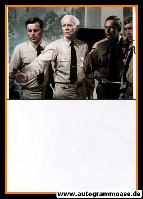 Autogramm Film (USA) | Charlton HESTON | 1976 "Schlacht Von Midway"