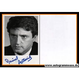 Autogramm Film (Frankreich) | Daniel AUTEUIL | 1990er Foto (Portrait SW)