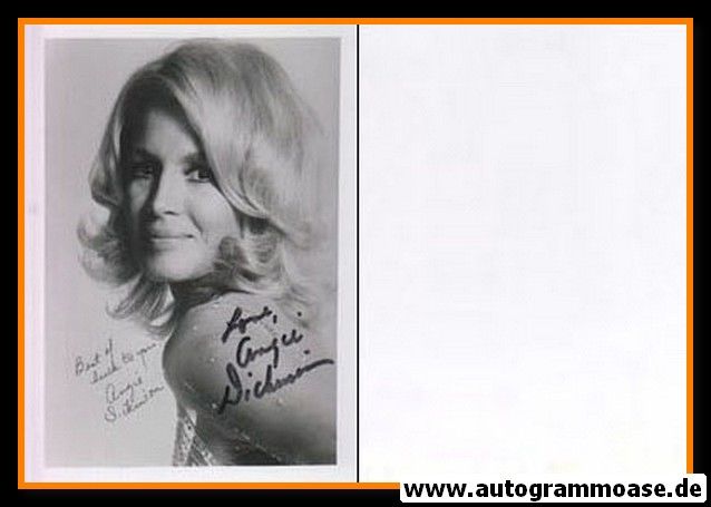 Autogramm Film (USA) | Angie DICKINSON | 1980er Foto (Portrait SW) 2